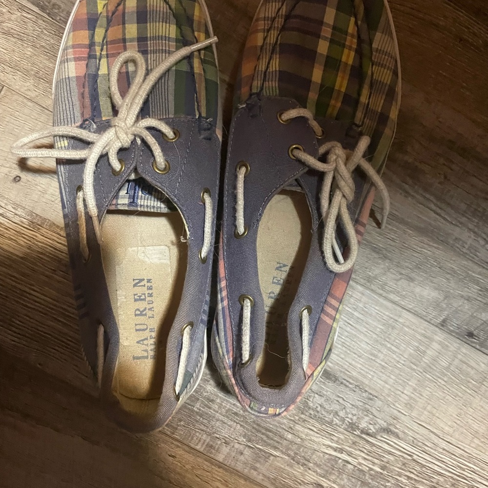 Polo slip on boat shoes